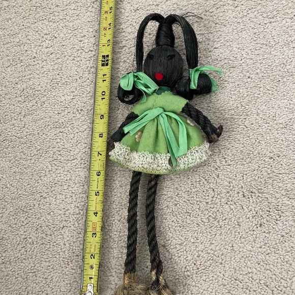 Vintage 1970's Brazilian rope dolls Lot of 3 - Picture 7 of 16